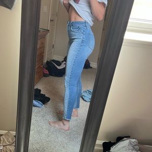 2-toned High Waisted Abercrombie Jeans